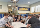 The 8th Graders Build an Amazing Miniature Golf Hole for Erie County Fair!