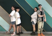 7th Grade NDA Students help paint mural