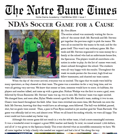 NDA Launches The NDA Times