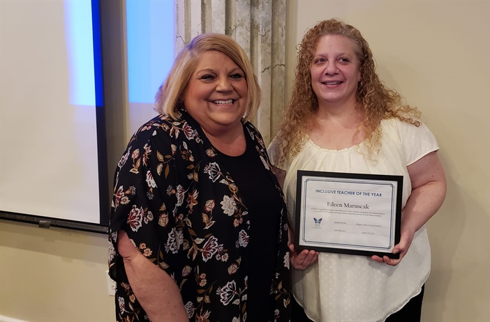 Mrs. Maruscak - 2023 Inclusive Teacher of the Year Award